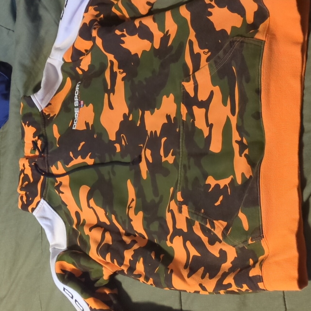 Camo hooded sweatshirt